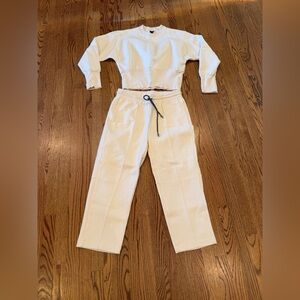 Adidas Karlie Kloss matching sweat set cream